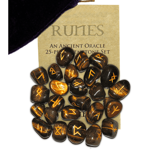 Tiger Eye Gemstone Runes